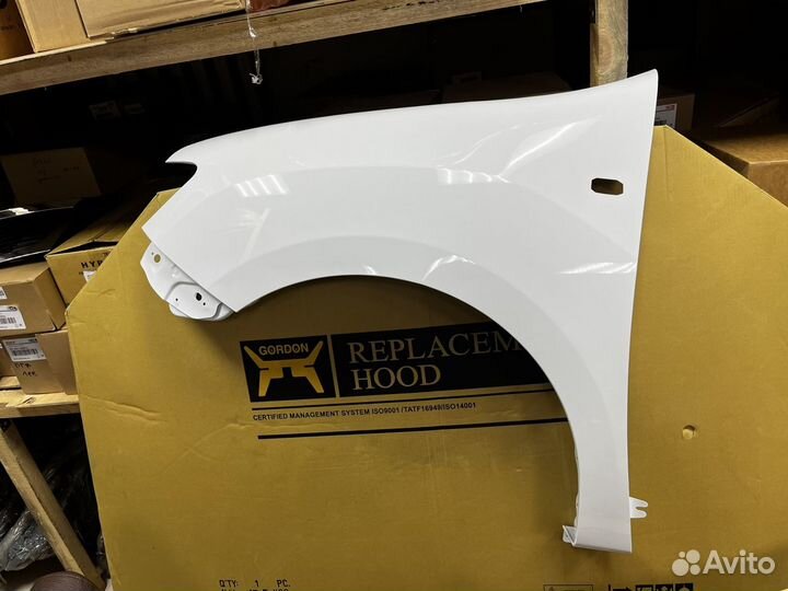 Крыло renault logan 2 цвет белый