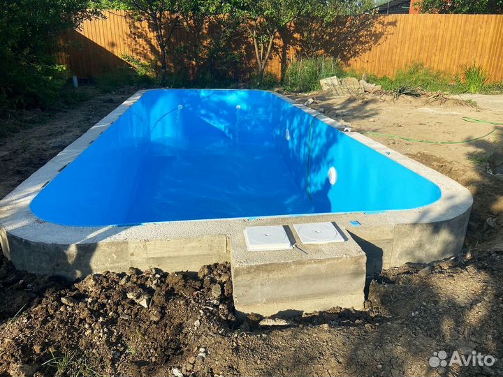 Бассейн пластиковый 8x3