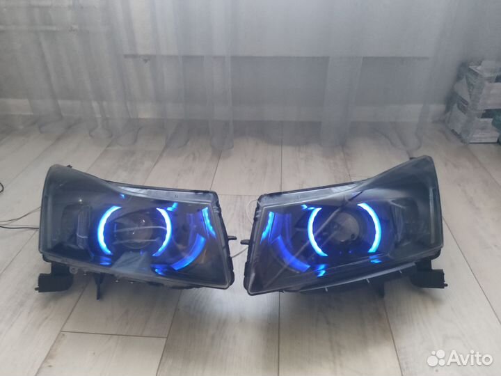 Фары Шевроле Круз Камаро + rgb