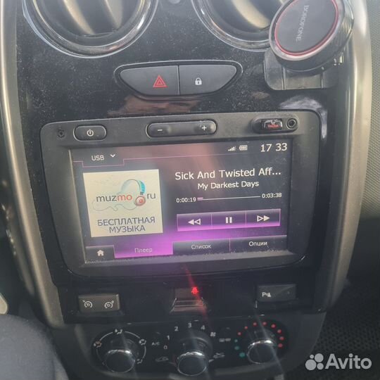 Штатная Магнитола 2 din. Renault duster