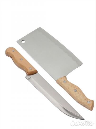 Набор кухонный 2 предмета Топор и Нож feng&feng