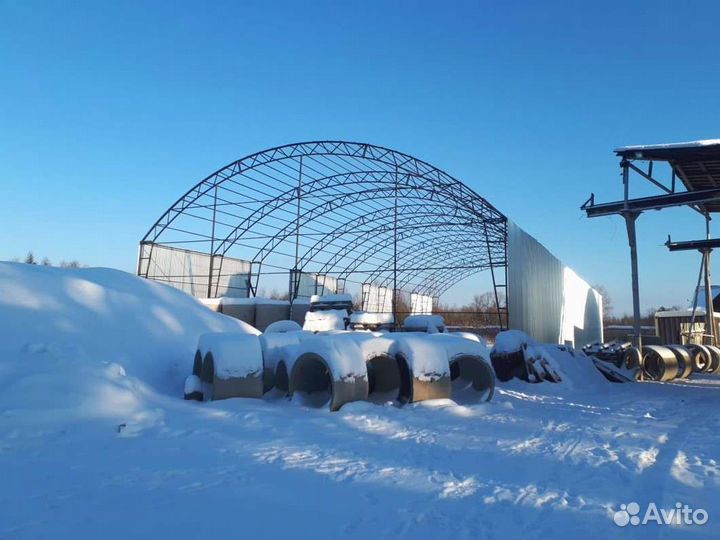 Ангар 18х60м. / Ангар под Производство Тип В