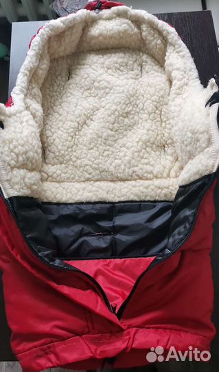 Конверт в коляску на овчине