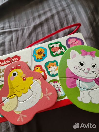 Пазлы для малышей пакетом