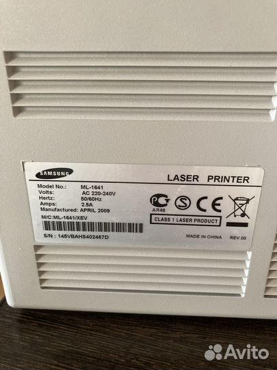 Принтер лазерный samsung ml1641