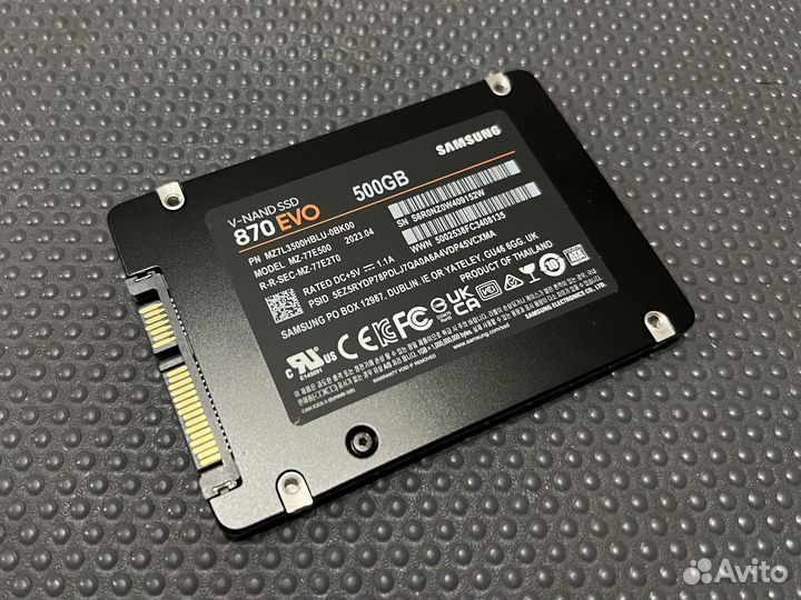 SSD Samsung 870evo 500Gb