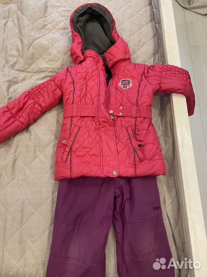 Зимний костюм для девочки 116