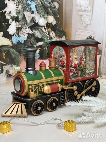 Новогоднмй светильник Поезд