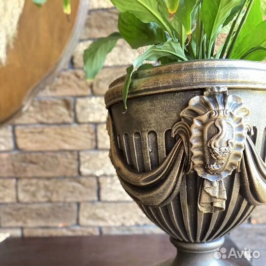 Большой горшок для цветов, кашпо, горшок ручной ра