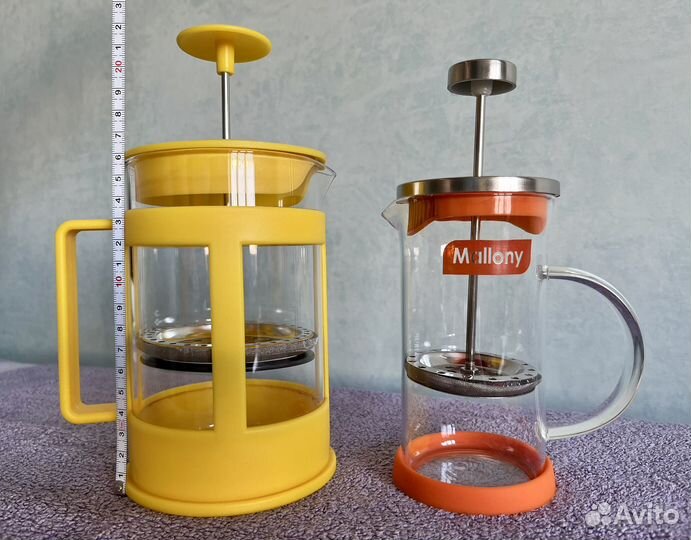 Заварник чайник френч-пресс для чая кофе