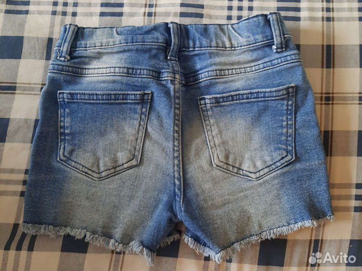 Джинсовые шорты для девочки 122