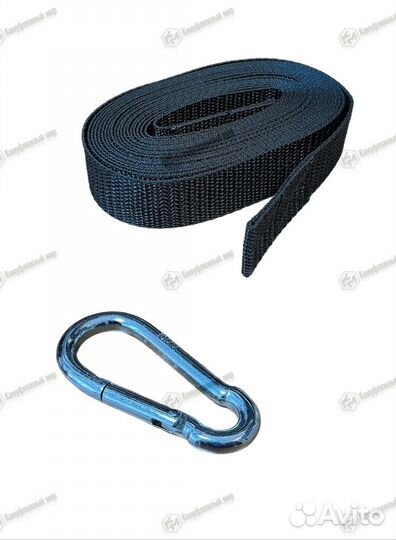 Стропа с карабином тактическая для эвакуации