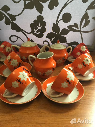 Чайный сервиз Винтаж СССР