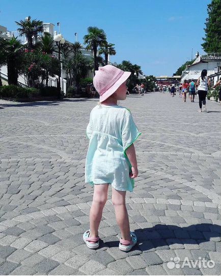 Пляжная туника на 3-4 года
