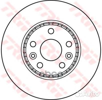 Диск тормозной перед LCV renault kangoo / G