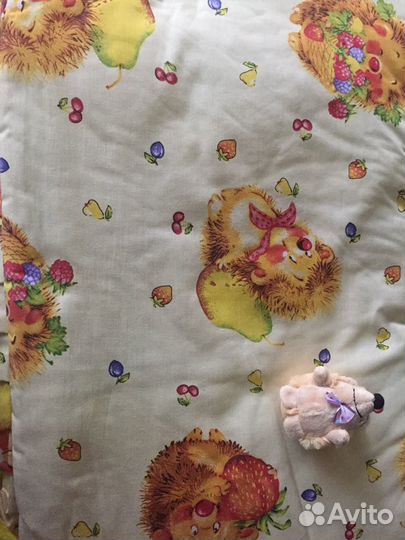 Комплект постельного белья в кроватку для новорожд