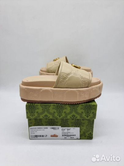 Сабо Gucci сандалии Гучи на танкетке 36:41