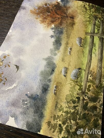 Акварельная картина