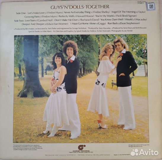 Guys 'n' Dolls - Together. 1977. Holland. LP