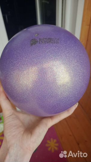 Гимнастический мяч Pastorelli Glitter 18см