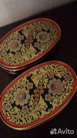 Коробочки жестяные времен СССР