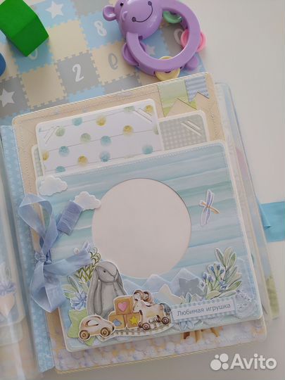 Детский фотоальбом ручной работы