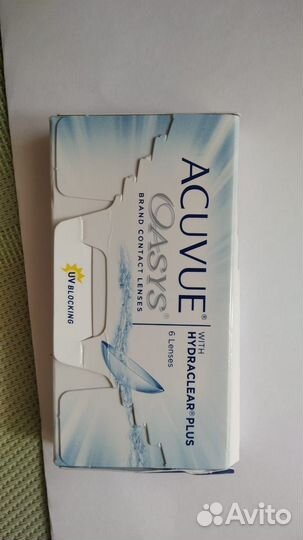 Линзы контактные абсолютно новые