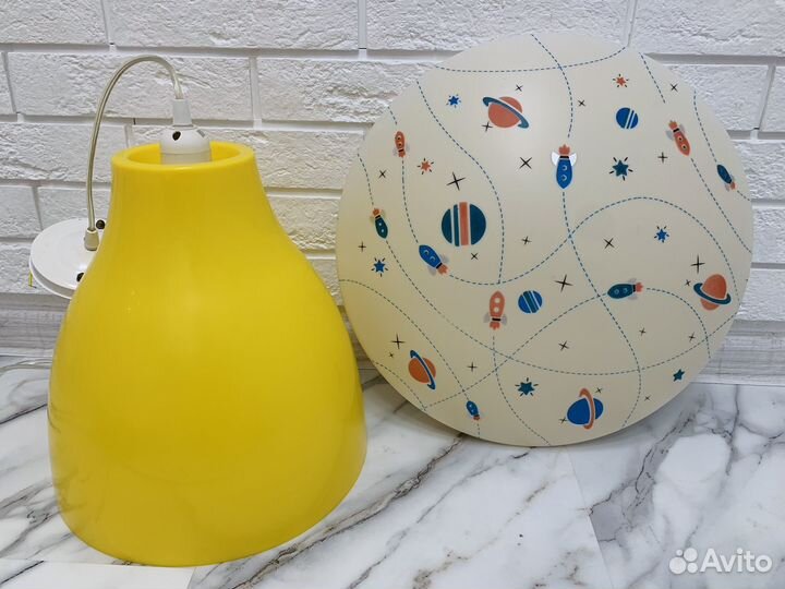 Светильник потолочный и люстра навесная