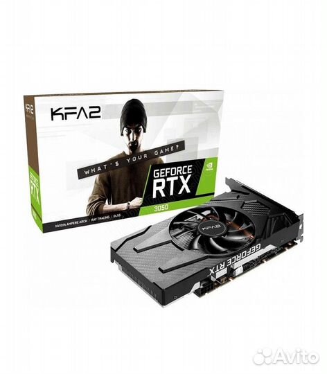 Видеокарта KFA2 GeForce RTX 3050 core, 8 гб