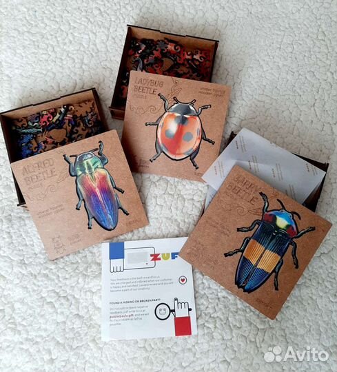 Пазл деревянный Жук Альфред