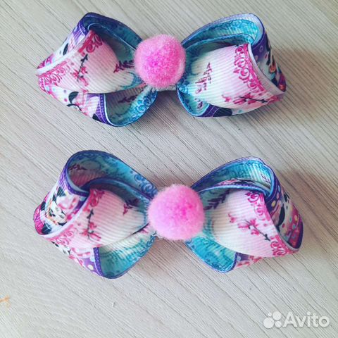 Бантики, повязки, броши ручной работы