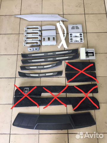 Пластик салона BMW 7-Series E65
