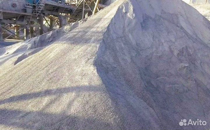 Песок строительный жёлтый, мытый, серый, окол и мн