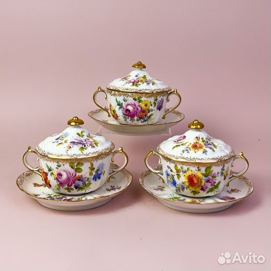 Чашка с крышкой Dresden. Germany