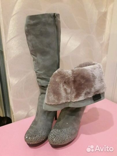 Красивые зимние сапоги