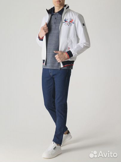 Поло хлопковое Paul & Shark