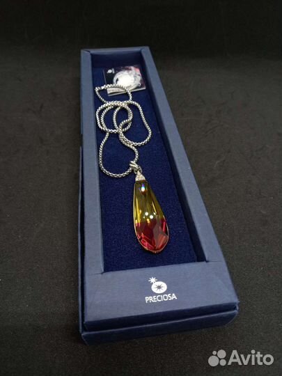 Серьги,подвески Preciosa чешская бижутерия