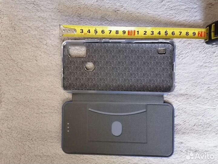 Чехол книжка на ZTE Blade A51 (синий)