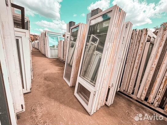 Пластиковые Окна и двери пвх бу