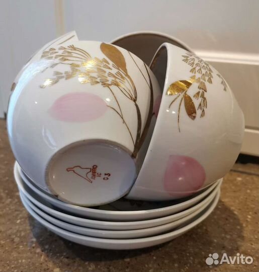 Чайник, чайная пара ссср, тарелки, розетки гдр