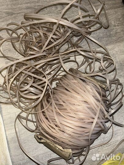 Провод телефонный розовый