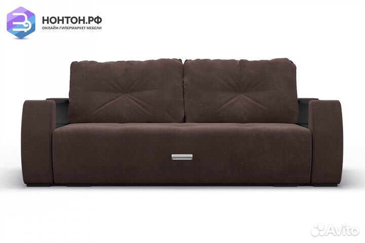 Диван еврокнижка Мальтида коричневый