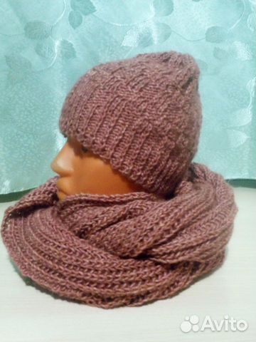 Вязаные шарфы шапки варежки гетры жен