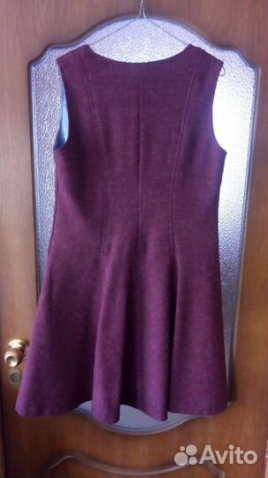 Платье сарафан из шерсти 48 50