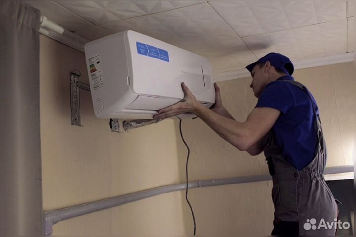 Установка кондиционера/закладка трассы