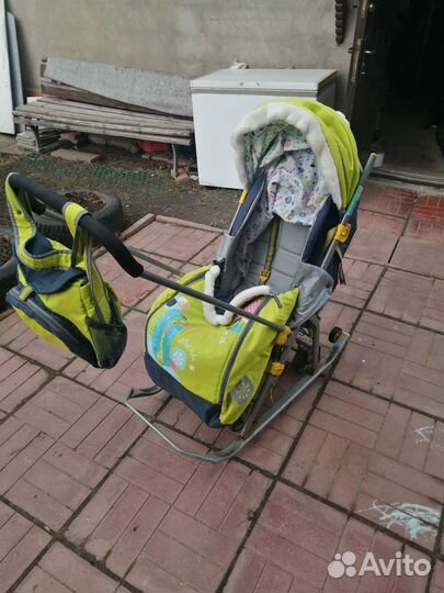 Санки коляска ника