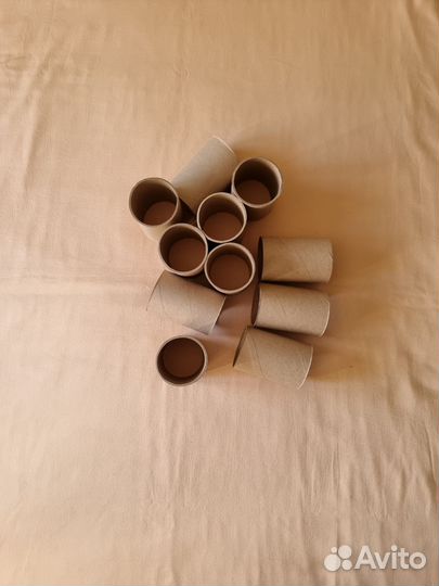 Втулка, туба для поделок тб от туалетной бумаги