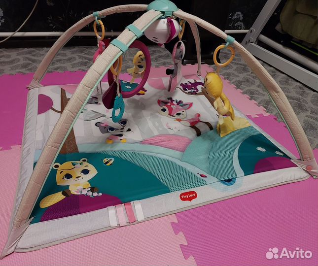 Развивающий коврик tiny love принцесса
