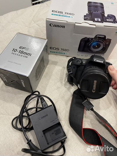 Зеркальный фотоаппарат canon eos 760D