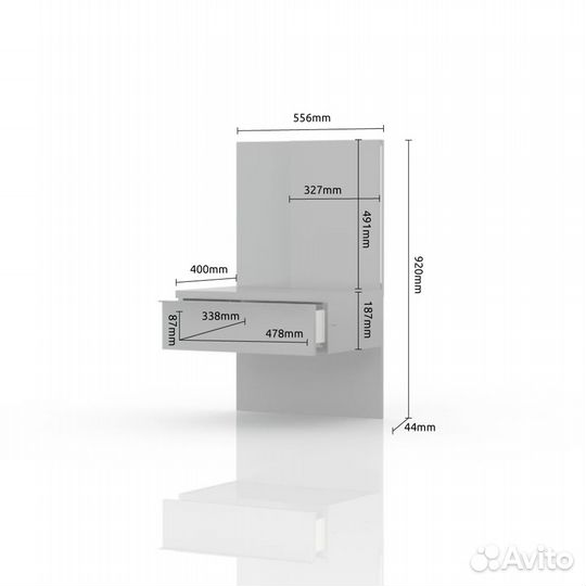 Тумба прикроватная onyx NS1/ON (0071681470)